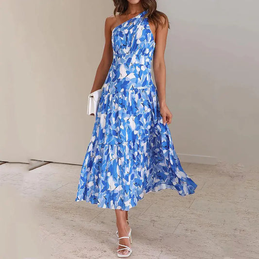 2026 Fashionable Summer Print Maxi Dress for Women