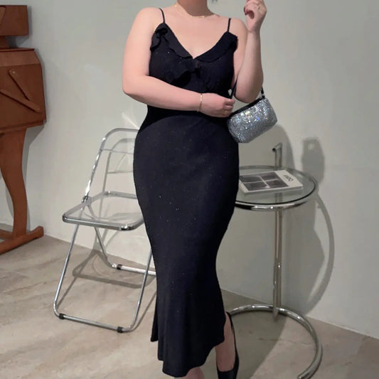 "Women's Summer Strap Large Dress"