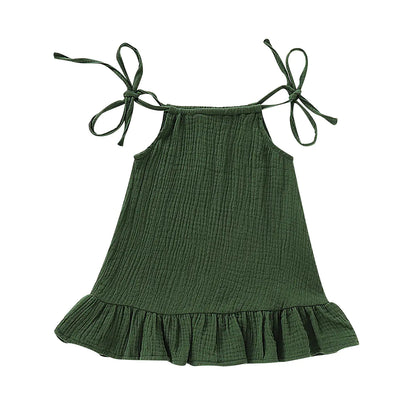 Spring & Summer Girls' Suspender Dress